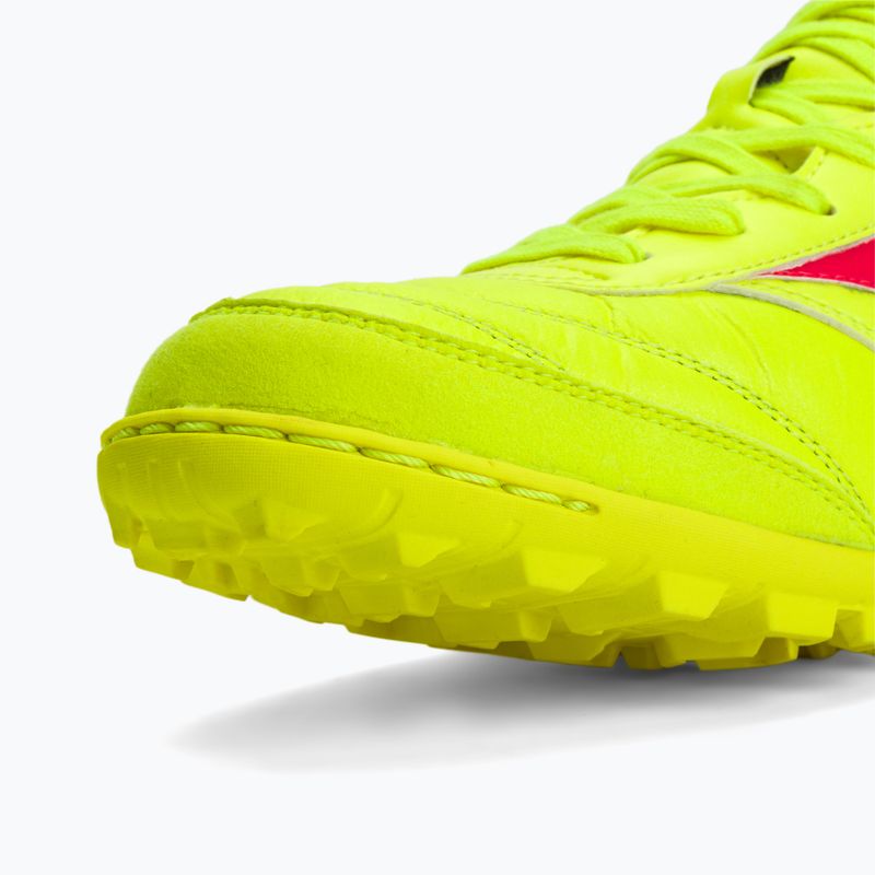 Pánske kopačky Mizuno Morelia Sala Elite TF safety yellow/fiery coral 2/galaxy silver 9