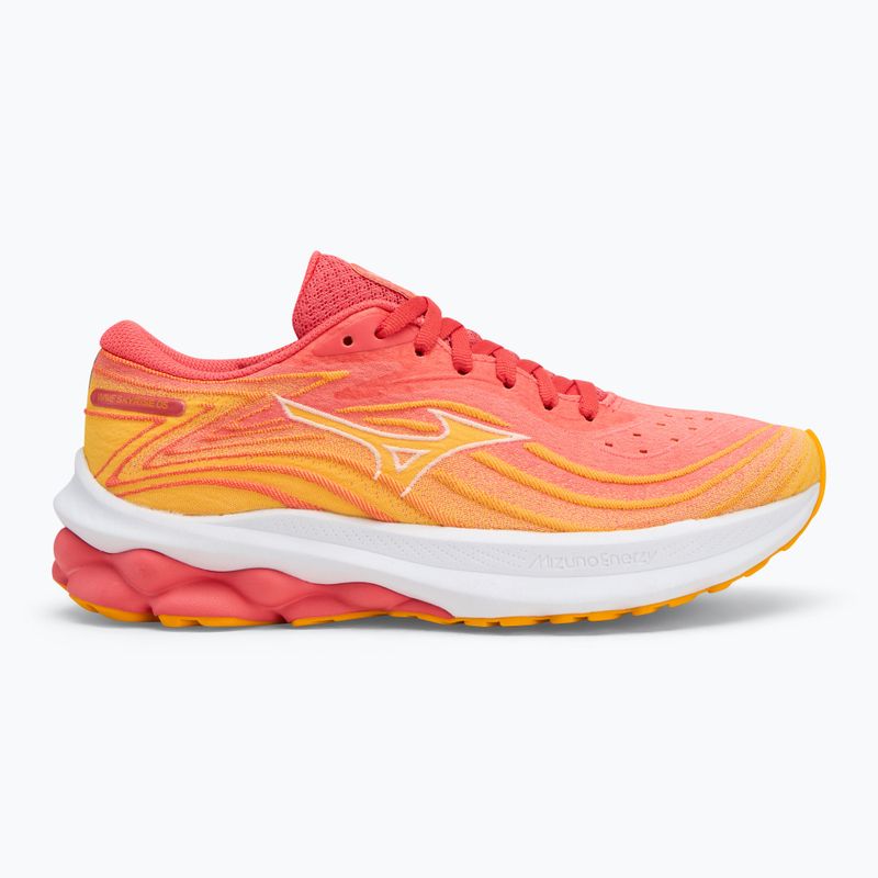 Dámske bežecké topánky Mizuno Wave Skyrise 5 dubarry/ white/ citrus 2