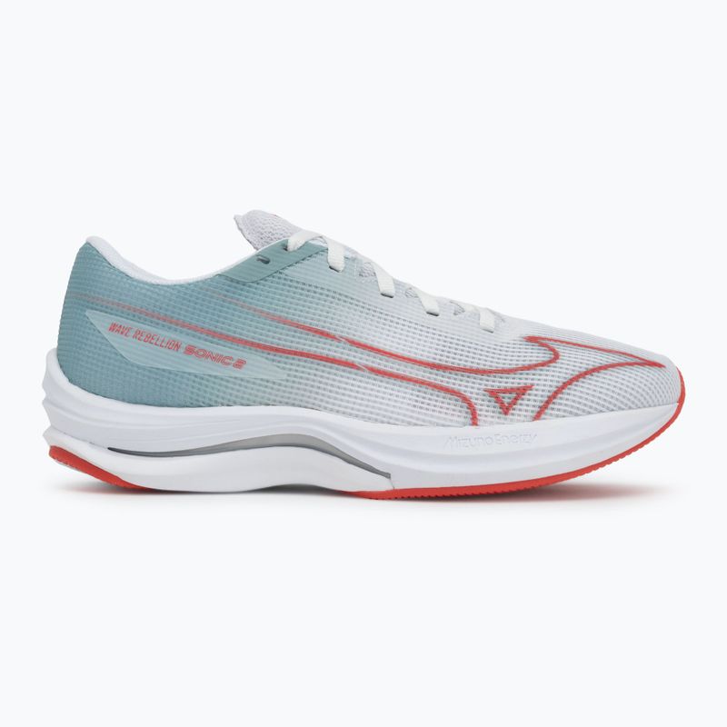 Dámske bežecké topánky Mizuno Wave Rebellion Sonic 2 river white/cayenne/gray mist 2