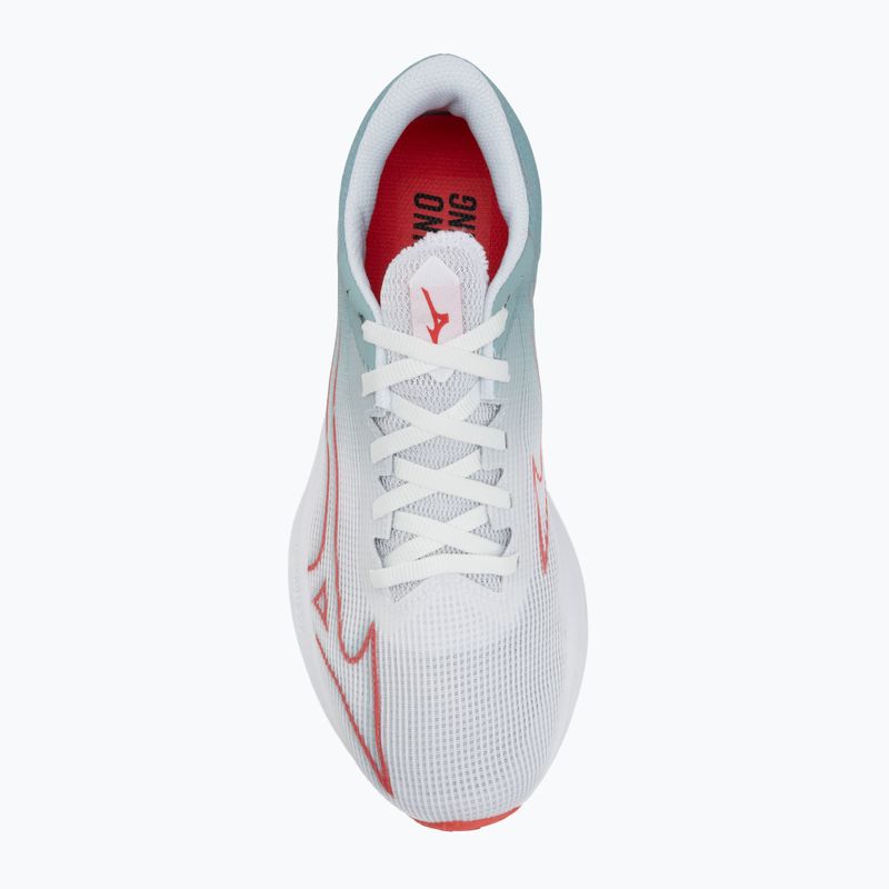 Dámske bežecké topánky Mizuno Wave Rebellion Sonic 2 river white/cayenne/gray mist 5