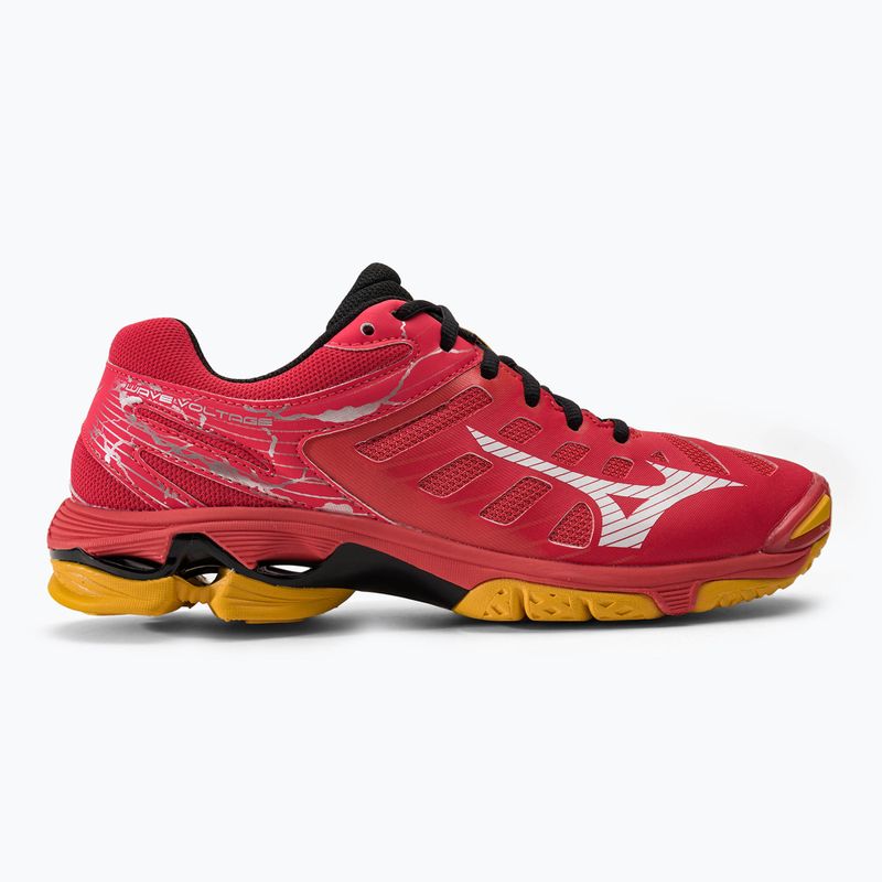 Pánska volejbalová obuv Mizuno Wave Voltage radiant red/white/carrot curl 2