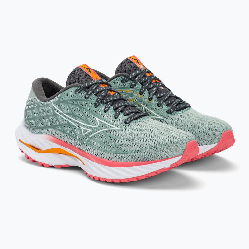 Dámska bežecká obuv Mizuno Wave Inspire 20 gray mist/white/dubarry 5