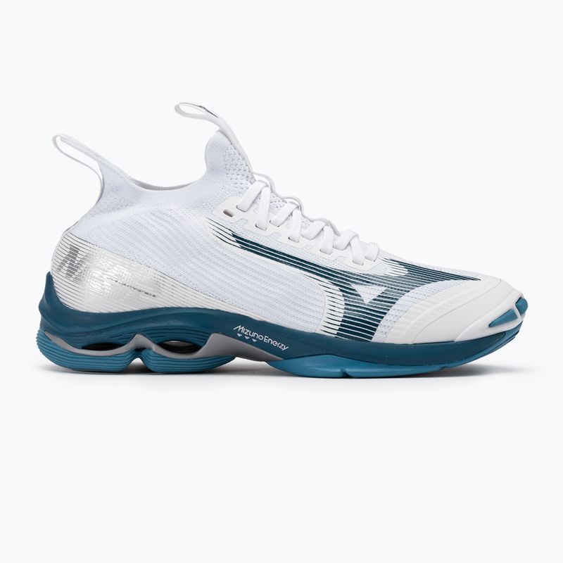 Pánska volejbalová obuv Mizuno Wave Lightning Neo2 white/sailor blue/silver 2