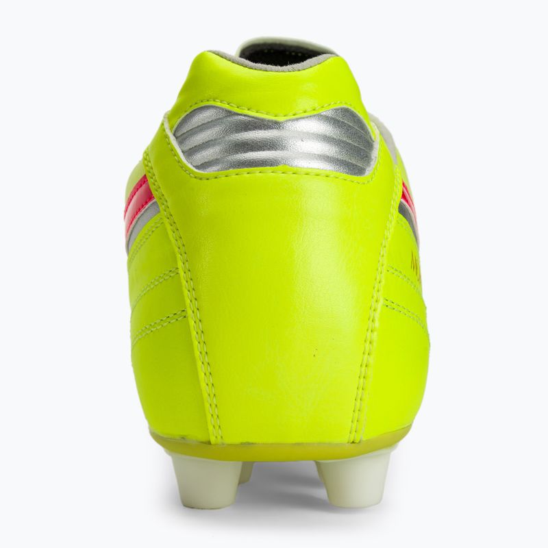 Pánske kopačky Mizuno Morelia II Elite MD safety yellow/fiery coral 2/galaxy silver 7