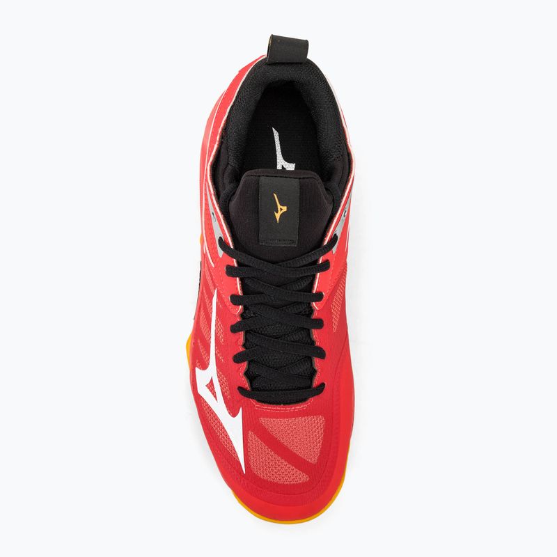 Pánska volejbalová obuv Mizuno Wave Dimension radiant red/white/carrot curl 5