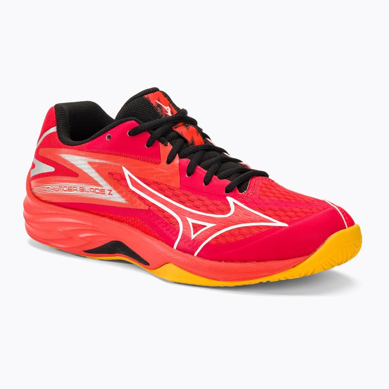 Pánska volejbalová obuv Mizuno Thunder Blade Z radiant red/white/carrot curl