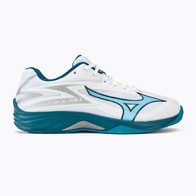 Pánska volejbalová obuv Mizuno Thunder Blade Z white/sailor blue/silver 2