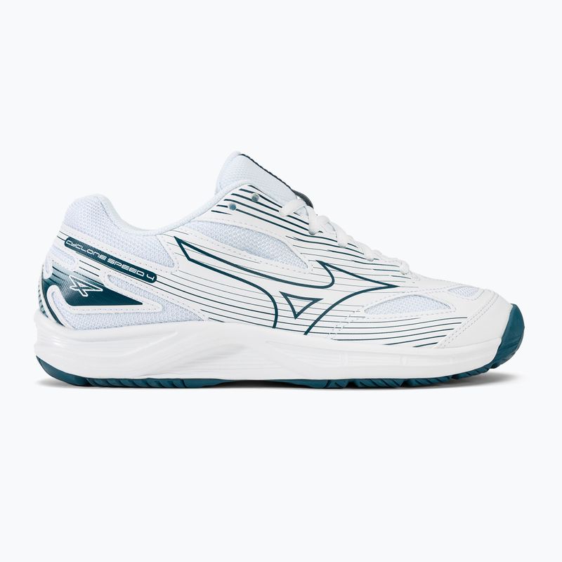 Pánska volejbalová obuv Mizuno Cyclone Speed 4 white/sailor blue/silver 2