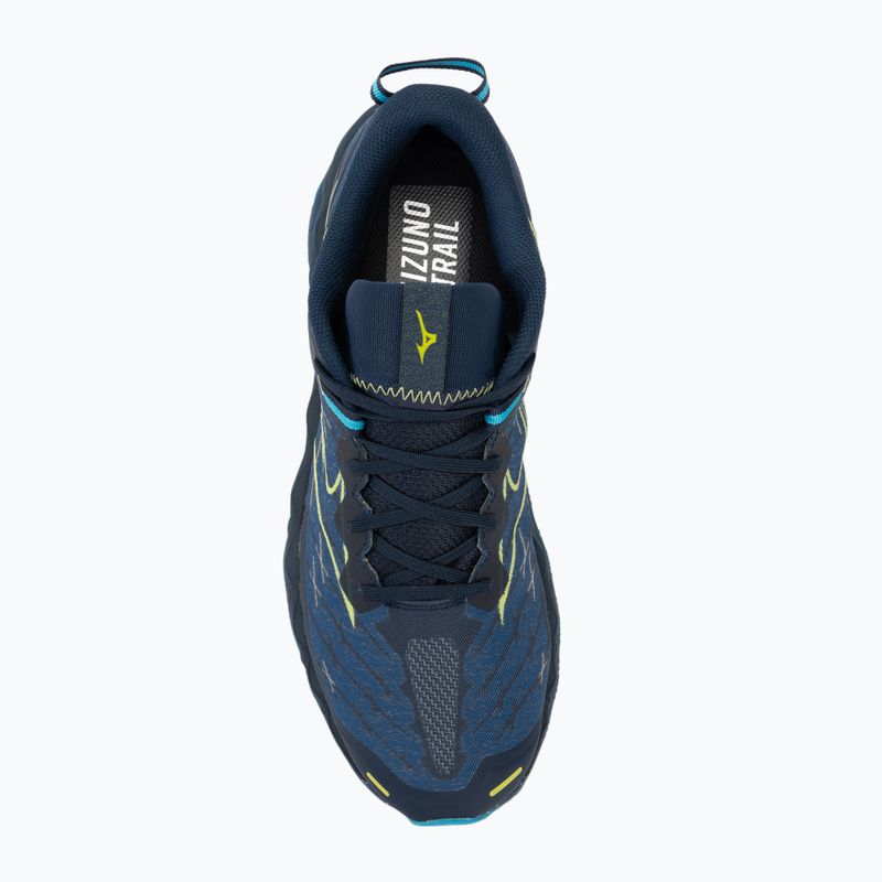Pánska bežecká obuv Mizuno Wave Mujin 10 dress blues/sharp green/swim cap 5