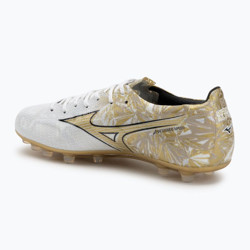 Pánske kopačky Mizuno Alpha Japan AG white/ge gold/black 3