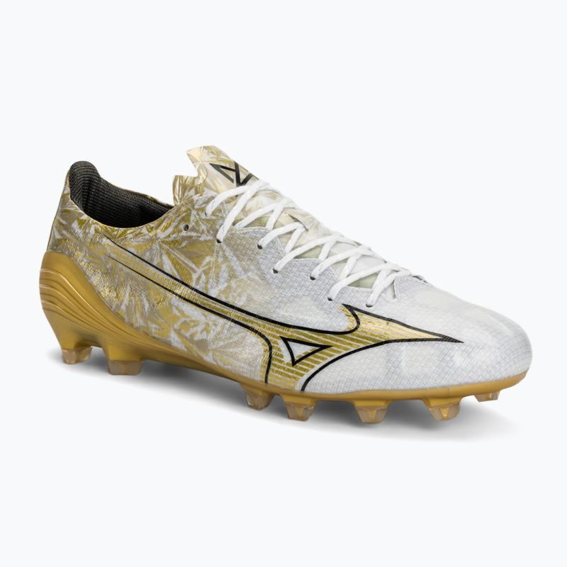 Pánske kopačky Mizuno Αlpha Elite MD white/ge gold/black