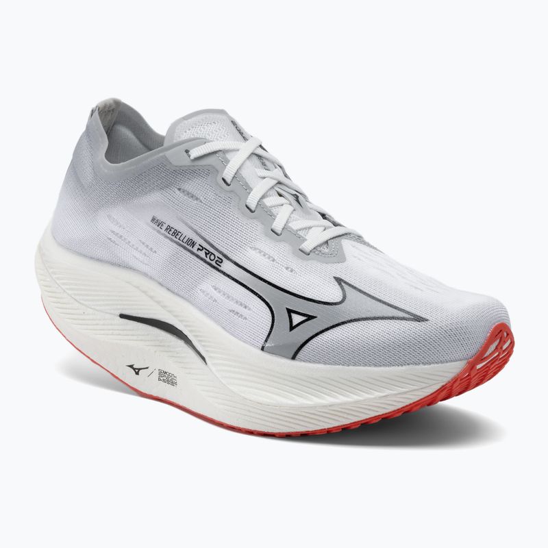 Pánska bežecká obuv Mizuno Wave Rebellion Pro 2 white/harbor mist/cayenne