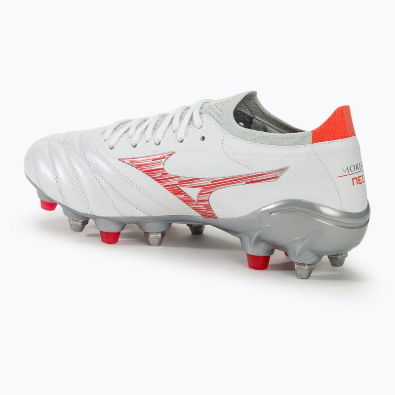 Pánske kopačky Mizuno Morelia Neo IV Β Japan Mix white/radiant red/hot coral 3