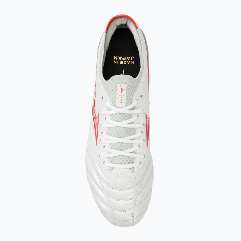 Pánske kopačky Mizuno Morelia Neo IV Β Japan Mix white/radiant red/hot coral 5
