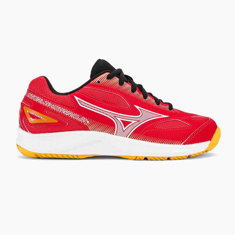 Detská hádzanárska obuv Mizuno Stealth Star 2 Jr radiant red/white/carrot curl 2