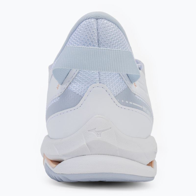 Dámska hádzanárska obuv Mizuno Wave Mirage 5 white/navy peony/peach parfait 6