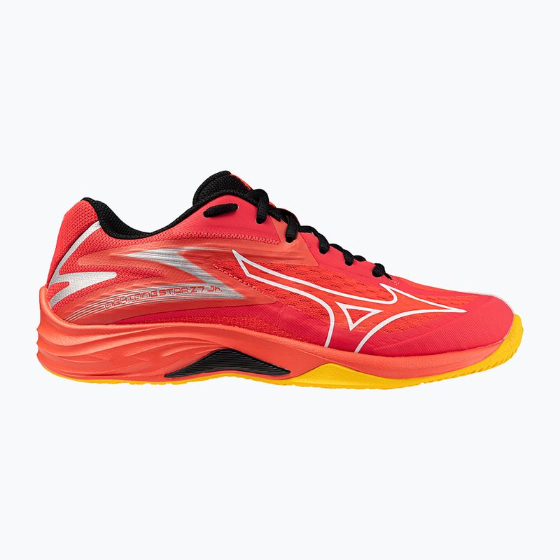 Detská volejbalová obuv Mizuno Lightning Star Z7 radiant red/white/carrot curl 8