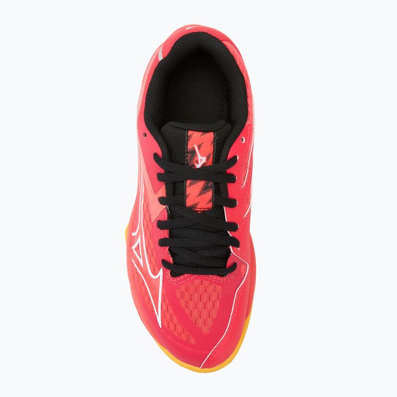 Detská volejbalová obuv Mizuno Lightning Star Z7 radiant red/white/carrot curl 5