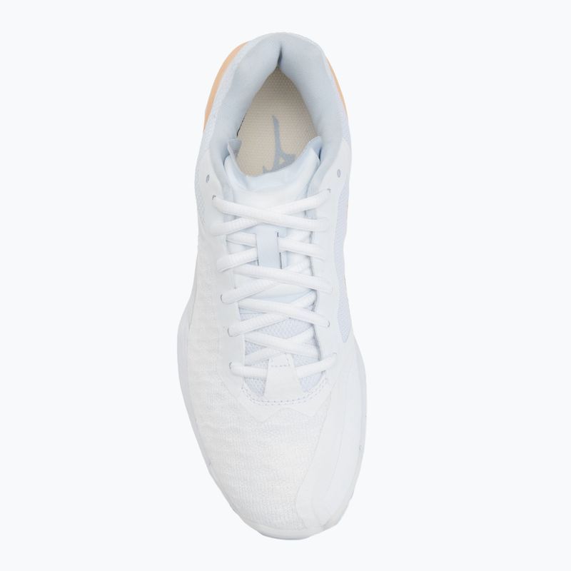 Dámska hádzanárska obuv Mizuno Wave Stealth Neo white/navy peony/peach parfait 5