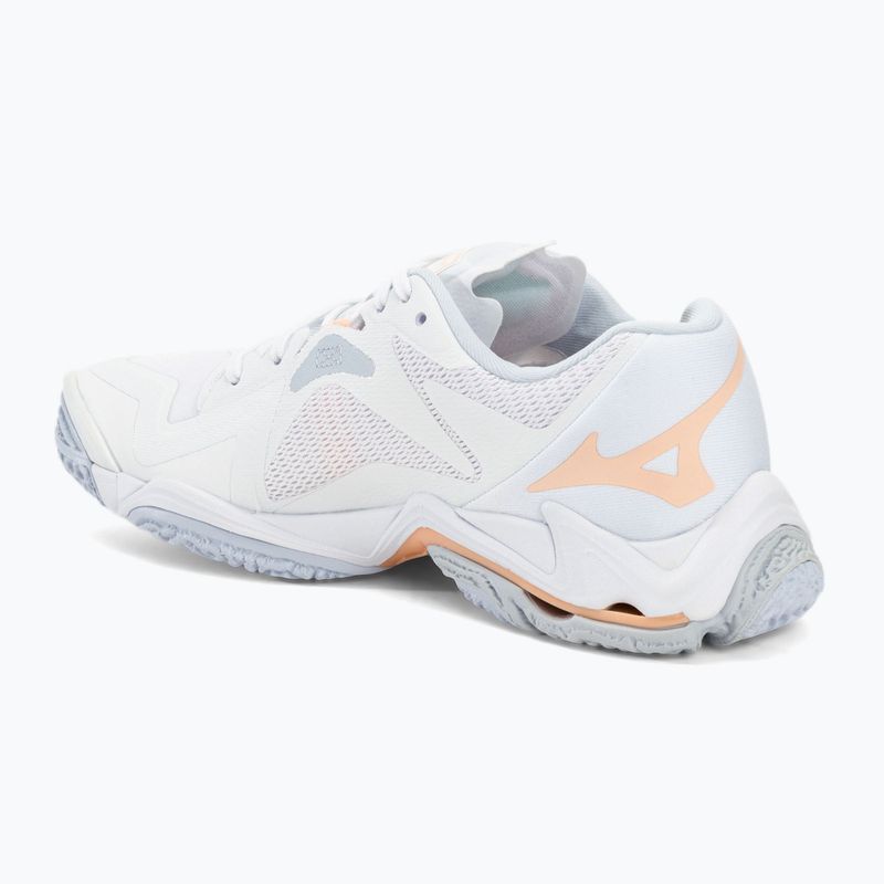 Dámska volejbalová obuv Mizuno Wave Lightning Z8 white/navy peony/peach parfait 3