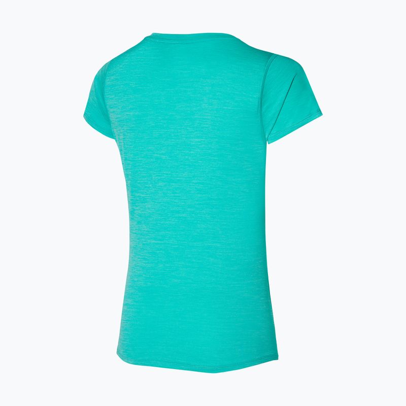 Dámske bežecké tričko Mizuno Impulse Core RB Tee blue turquoise 2