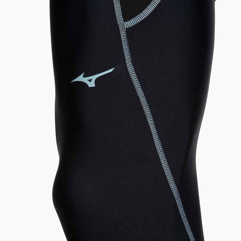 Pánske bežecké legíny Mizuno BG3000 Long black/ aquifer 5