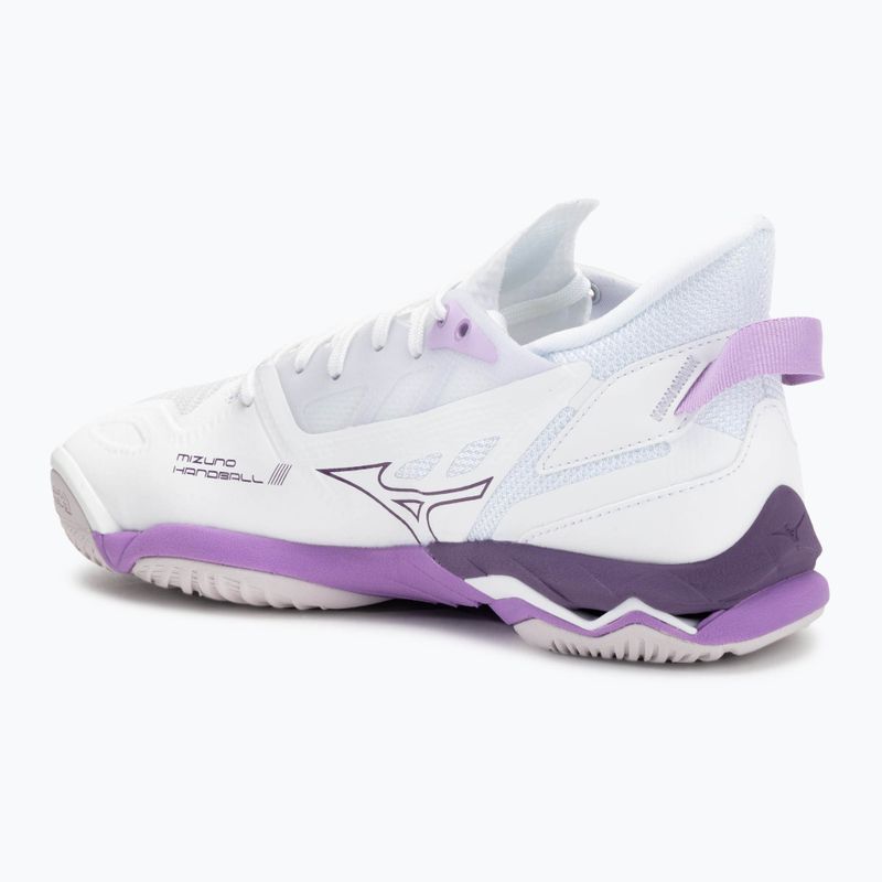 Dámska hádzanárska obuv Mizuno Wave Mirage 5 white/patrician purple/quince 3