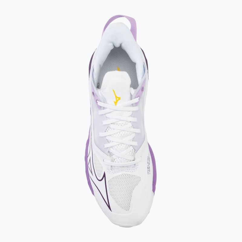 Dámska hádzanárska obuv Mizuno Wave Mirage 5 white/patrician purple/quince 5