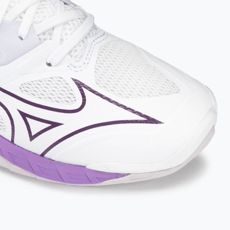 Dámska hádzanárska obuv Mizuno Wave Mirage 5 white/patrician purple/quince 7