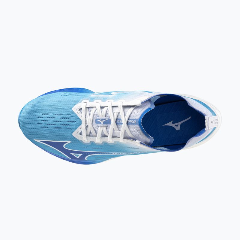 Pánska bežecká obuv Mizuno Wave Rebellion Pro 2 river blue/mugen blue/white 12