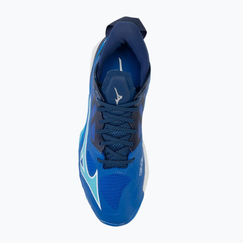 Mizuno Wave Mirage 5 hádzanárske topánky mugen blue/white/estate blue 5