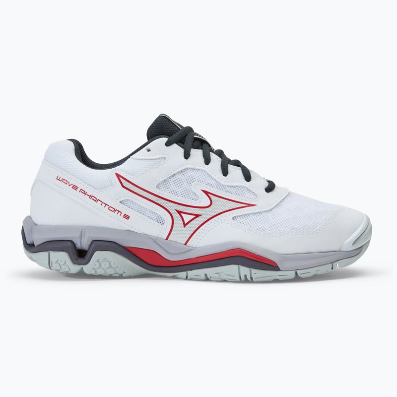 Pánska hádzanárska obuv Mizuno Wave Phantom 3 white/salsa/black 2