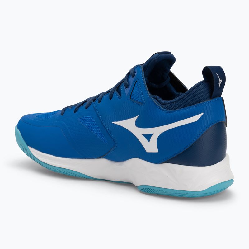 Dámske volejbalové topánky Mizuno Wave Dimension Mid mugen blue/white/estate blue 3