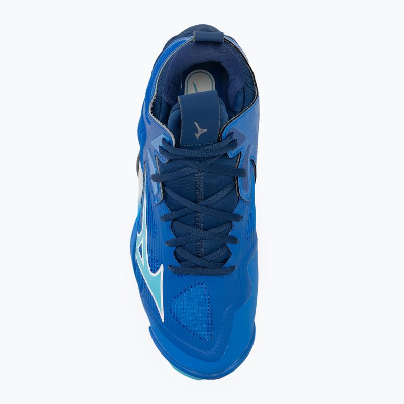 Pánska volejbalová obuv Mizuno Wave Momentum 3 Mid mugen blue/white/estate blue 5