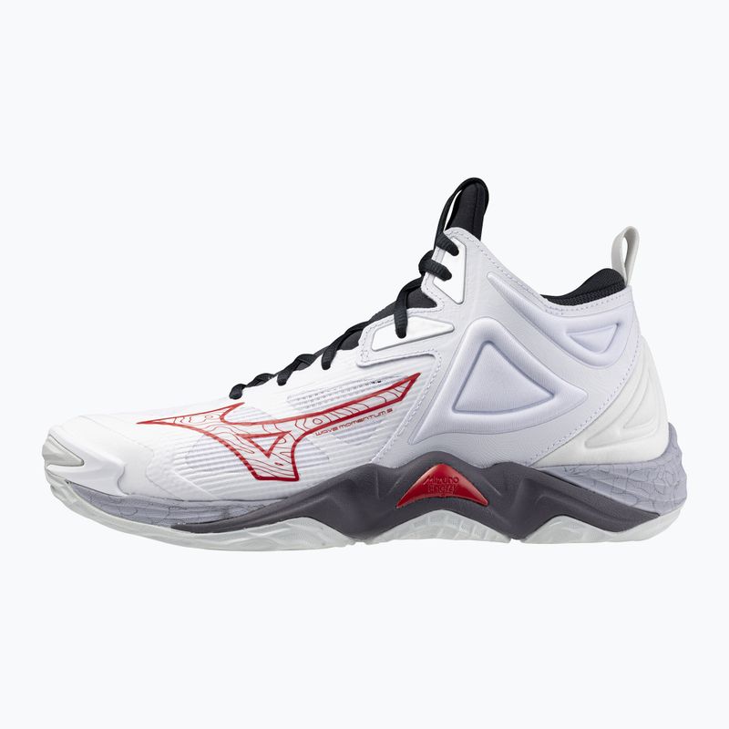 Volejbalová obuv Mizuno Wave Momentum 3 Mid white/salsa/black