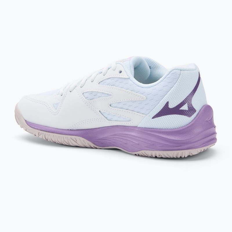 Detská volejbalová obuv Mizuno Lightning Star Z7 white/patrician purple/quince 3