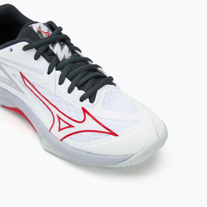 Detská volejbalová obuv Mizuno Lightning Star Z7 white/salsa/black 7