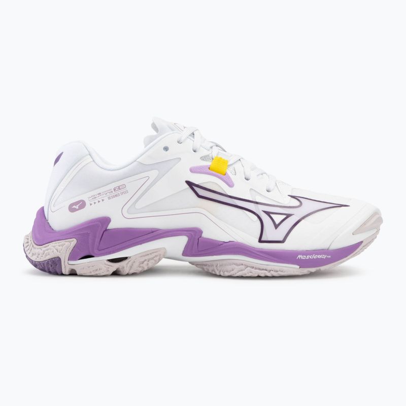 Dámska volejbalová obuv Mizuno Wave Lightning Z8 white/patrician purple/quince 2