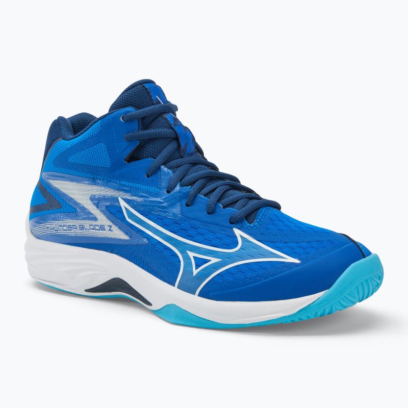 Pánska volejbalová obuv Mizuno Thunder Blade Z Mid mugen blue/white/estate blue