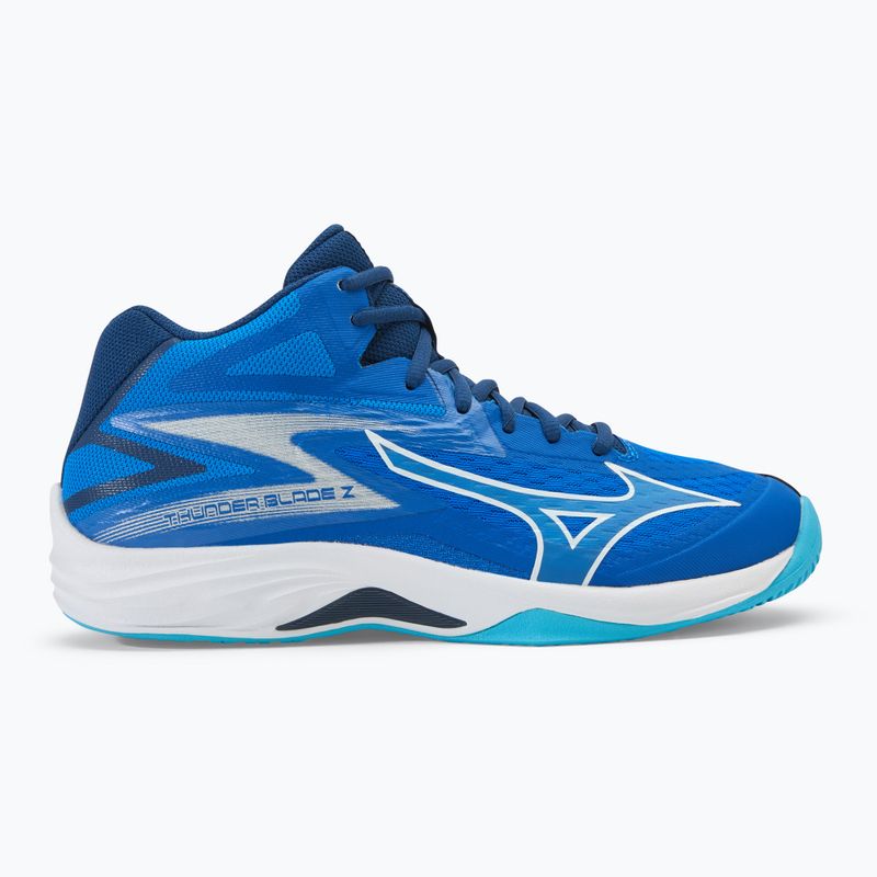 Pánska volejbalová obuv Mizuno Thunder Blade Z Mid mugen blue/white/estate blue 2