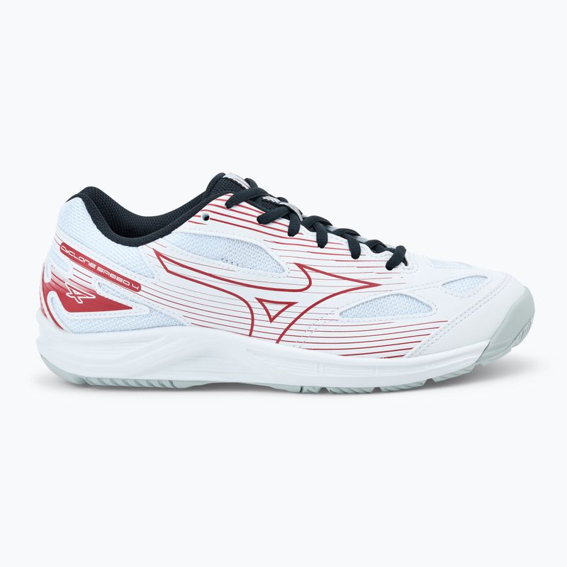 Volejbalová obuv Mizuno Cyclone Speed 4 white/salsa/black 2