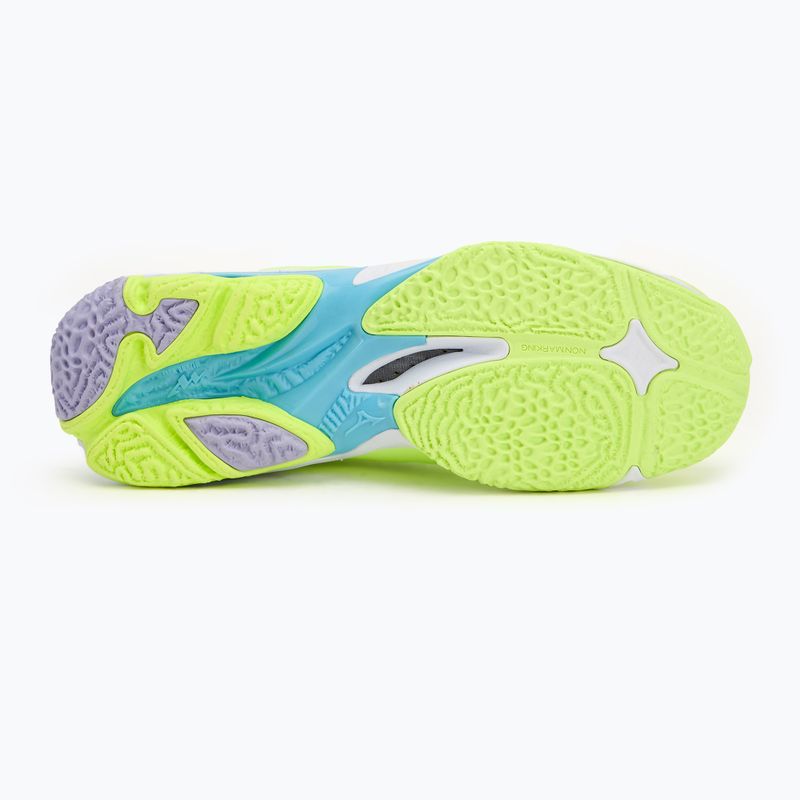 Volejbalová obuv Mizuno Wave Lightning Z8 Mid neo lime/black/splish splash 4