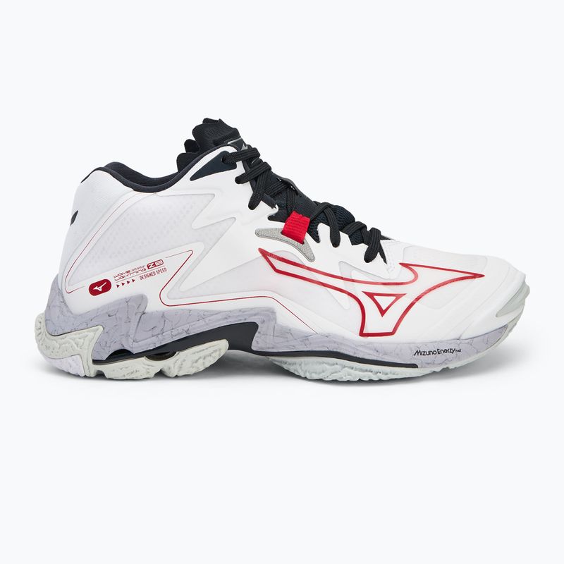 Volejbalová obuv Mizuno Wave Lightning Z8 Mid white/salsa/black 2