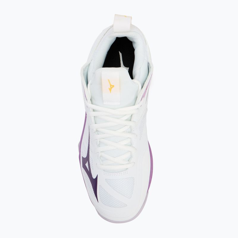 Dámska volejbalová obuv Mizuno Wave Dimension white/patrician purple/quince 5