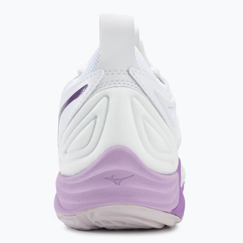 Dámska volejbalová obuv Mizuno Wave Momentum 3 white/patrician purple/quince 6