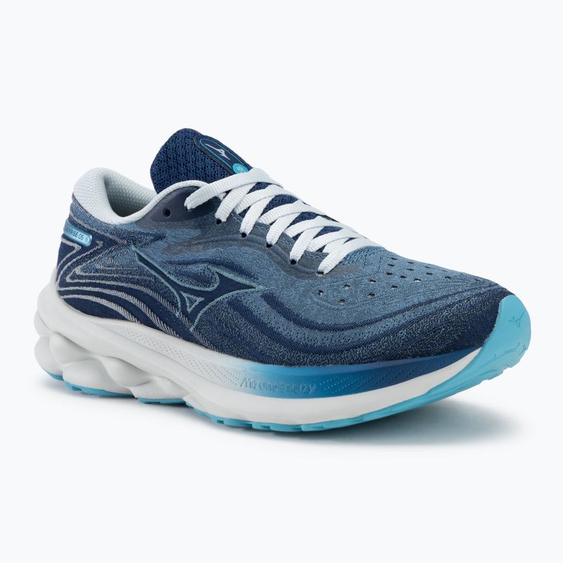 Dámska bežecká obuv Mizuno Wave Skyrise 5 parisian blue/river blue/estate blue