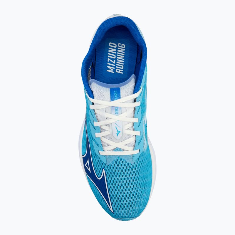 Pánska bežecká obuv Mizuno Wave Rebellion Flash 2 river blue/ mugen blue/white 5