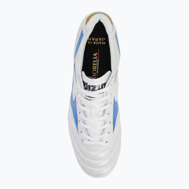 Pánske kopačky Mizuno Morelia II Japan Md white/laser blue/gold 5