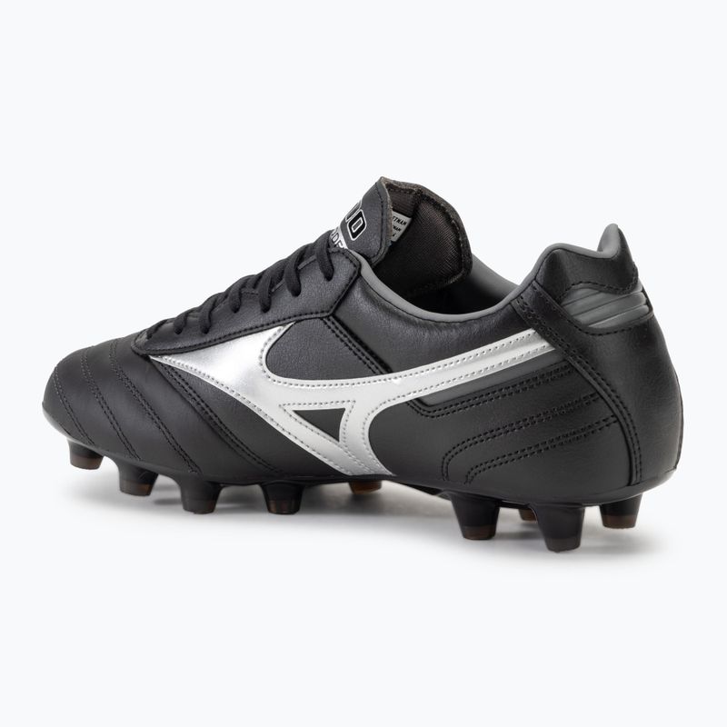 Mizuno Morelia II Pro MD pánske kopačky black/galaxy silver/dark shadow 3
