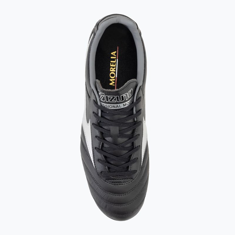 Mizuno Morelia II Pro MD pánske kopačky black/galaxy silver/dark shadow 5